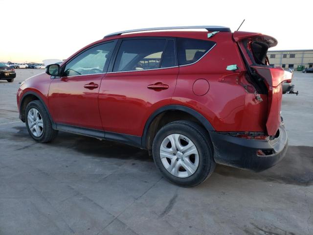 JTMZFREV6FD055469 - 2015 TOYOTA RAV4 LE RED photo 2