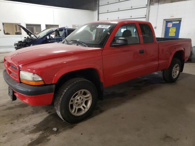 1D7HG32N73S103343 - 2003 DODGE DAKOTA SPORT RED photo 1