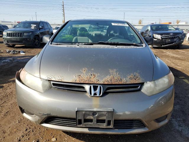 2HGFG12856H555952 - 2006 HONDA CIVIC EX GRAY photo 5