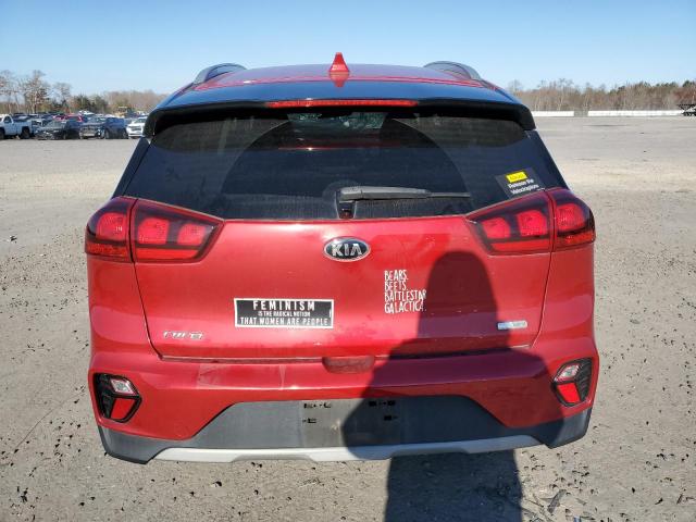 KNDCB3LC8M5462698 - 2021 KIA NIRO LX RED photo 6