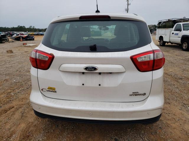 1FADP5BU0DL513785 - 2013 FORD C-MAX SEL WHITE photo 6