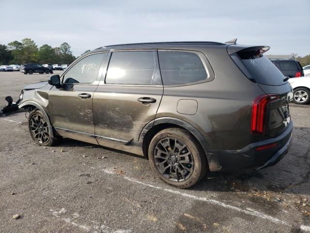 5XYP5DHC8MG176722 - 2021 KIA TELLURIDE SX GREEN photo 2