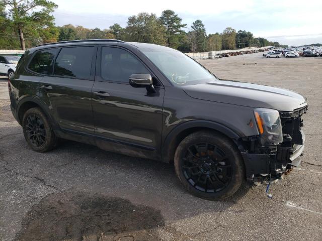 5XYP5DHC8MG176722 - 2021 KIA TELLURIDE SX GREEN photo 4