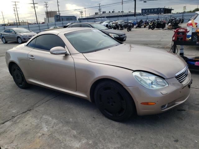 JTHFN48Y720016839 - 2002 LEXUS SC 430 GOLD photo 4