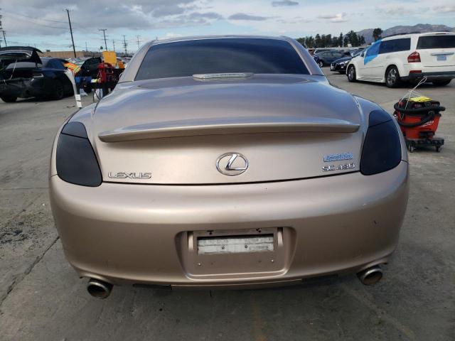 JTHFN48Y720016839 - 2002 LEXUS SC 430 GOLD photo 6