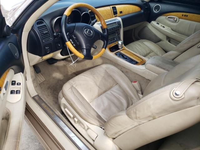 JTHFN48Y720016839 - 2002 LEXUS SC 430 GOLD photo 8