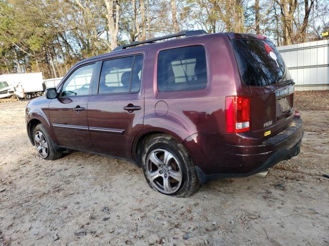 5FNYF3H47DB002376 - 2013 HONDA PILOT EX BURGUNDY photo 2