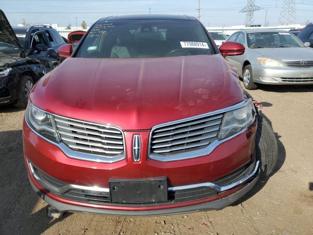 2LMPJ8LP4HBL34044 - 2017 LINCOLN MKX RESERVE Կարմիր լուսանկար 5