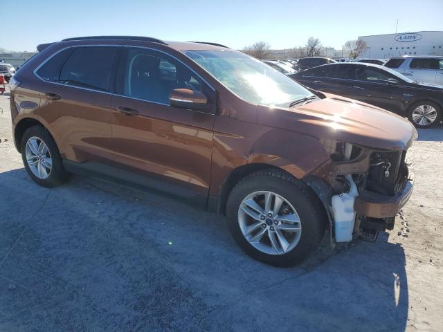 2FMPK3J96HBB10516 - 2017 FORD EDGE SEL ORANGE photo 4