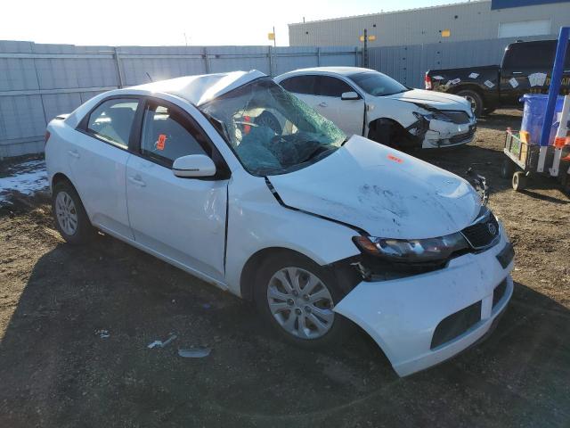 KNAFU4A21D5738403 - 2013 KIA FORTE EX WHITE photo 4