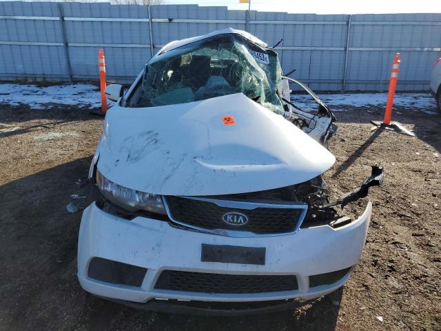 KNAFU4A21D5738403 - 2013 KIA FORTE EX WHITE photo 5