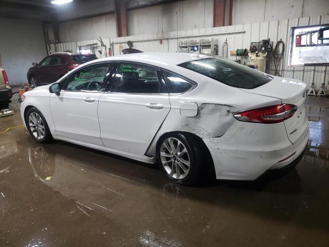 3FA6P0HD5LR251636 - 2020 FORD FUSION SE WHITE photo 2