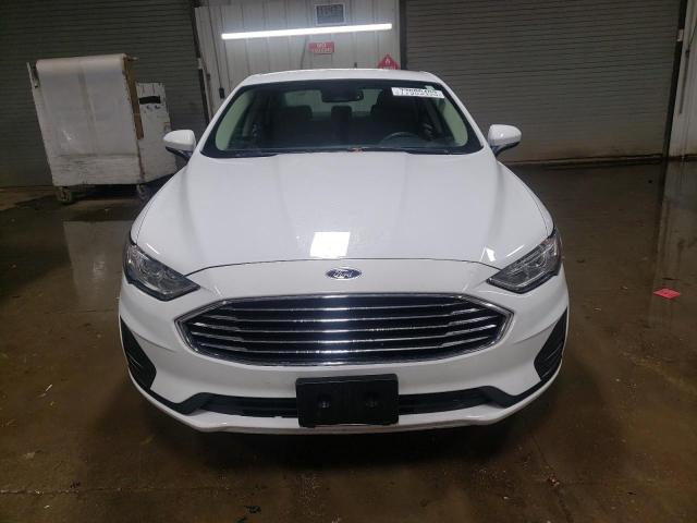 3FA6P0HD5LR251636 - 2020 FORD FUSION SE WHITE photo 5