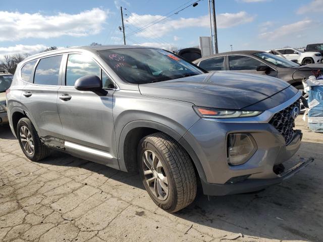 5NMS23AD7KH120967 - 2019 HYUNDAI SANTA FE SE SILVER photo 4