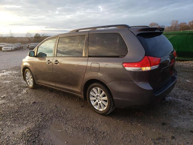 5TDDK3DC7CS040322 - 2012 TOYOTA SIENNA XLE GRAY photo 2