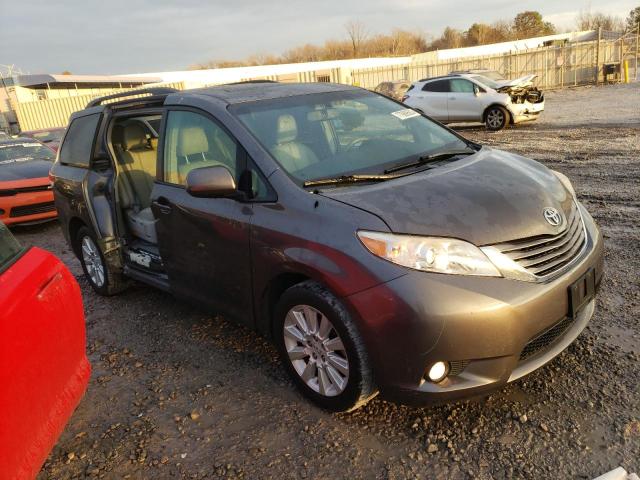 5TDDK3DC7CS040322 - 2012 TOYOTA SIENNA XLE GRAY photo 4