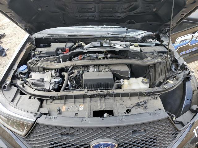 1FM5K8ABXMGA17878 - 2021 FORD EXPLORER POLICE INTERCEPTOR 黑色 照片 12