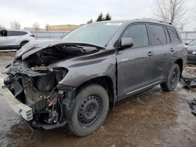 JTEES43A482093726 - 2008 TOYOTA HIGHLANDER SPORT GRAY photo 1