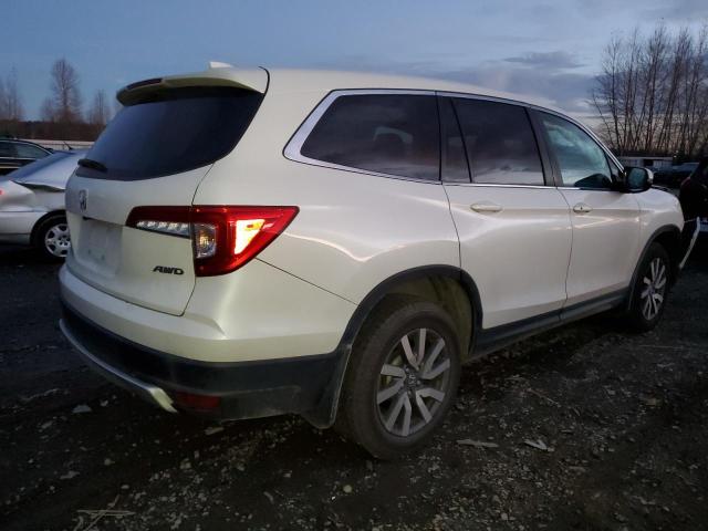 5FNYF6H36KB042423 - 2019 HONDA PILOT EX WHITE photo 3