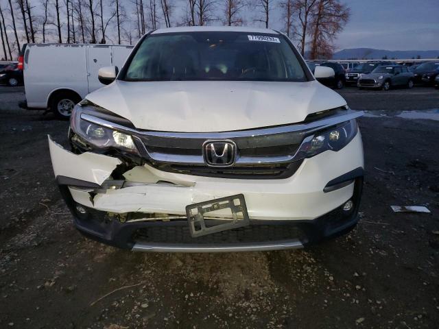 5FNYF6H36KB042423 - 2019 HONDA PILOT EX WHITE photo 5