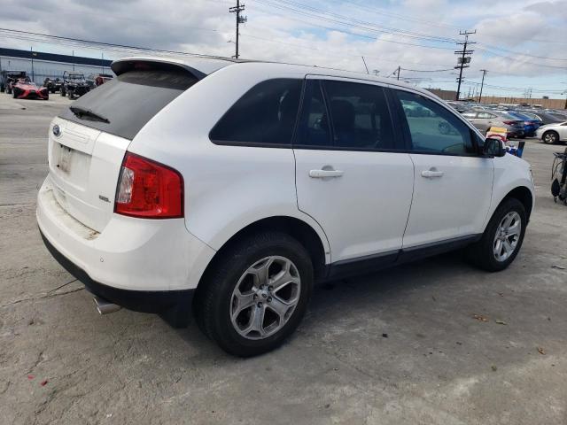 2FMDK3JC5DBA69465 - 2013 FORD EDGE SEL WHITE photo 3