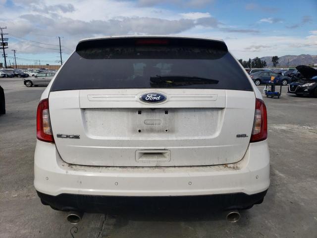 2FMDK3JC5DBA69465 - 2013 FORD EDGE SEL WHITE photo 6