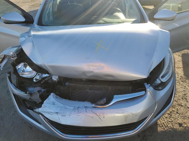 KMHDH4AE3EU090218 - 2014 HYUNDAI ELANTRA SE SILVER photo 11