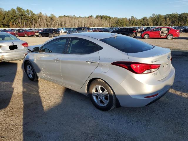 KMHDH4AE3EU090218 - 2014 HYUNDAI ELANTRA SE SILVER photo 2