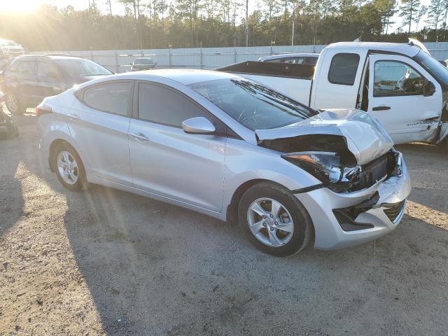 KMHDH4AE3EU090218 - 2014 HYUNDAI ELANTRA SE SILVER photo 4