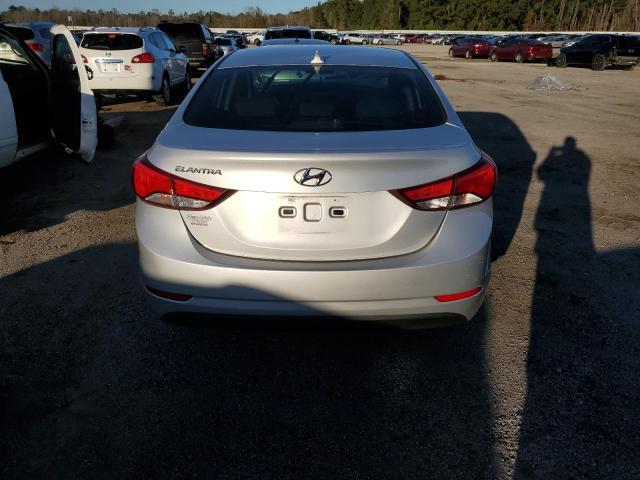 KMHDH4AE3EU090218 - 2014 HYUNDAI ELANTRA SE SILVER photo 6