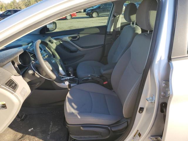 KMHDH4AE3EU090218 - 2014 HYUNDAI ELANTRA SE SILVER photo 7