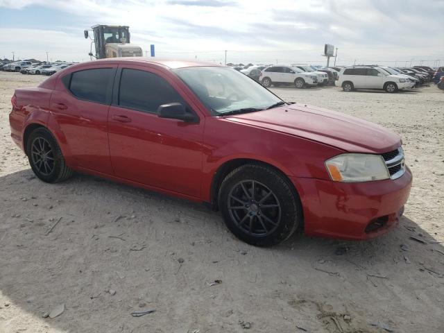 1C3CDZAB6DN610424 - 2013 DODGE AVENGER SE RED photo 4