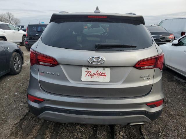 5XYZUDLB1HG408304 - 2017 HYUNDAI SANTA FE S GRAY photo 6