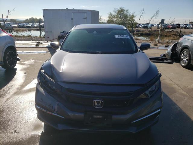 19XFC2F65KE048158 - 2019 HONDA CIVIC LX GRAY photo 5