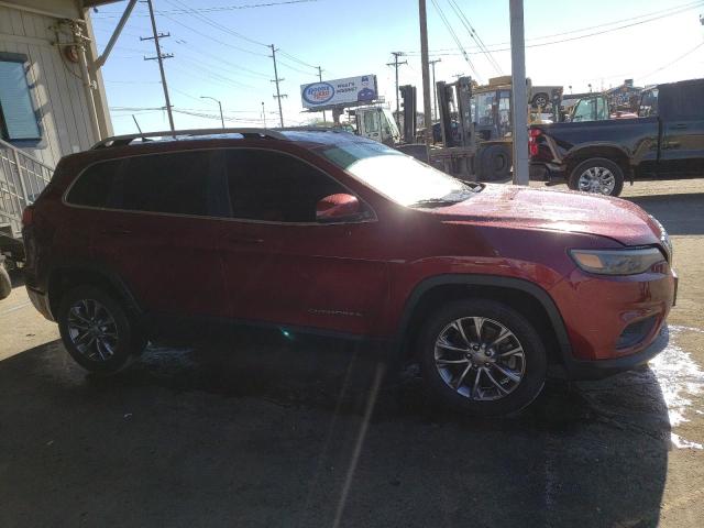 1C4PJLLB5KD333512 - 2019 JEEP CHEROKEE LATITUDE PLUS BURGUNDY photo 4