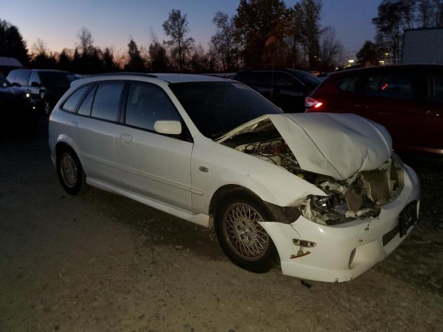 JM1BJ245931112740 - 2003 MAZDA PROTEGE PR5 WHITE photo 4