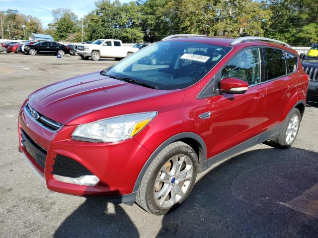 1FMCU0JX9EUA61484 - 2014 FORD ESCAPE TITANIUM MAROON photo 1