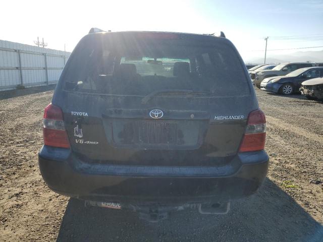 JTEEP21A270199563 - 2007 TOYOTA HIGHLANDER SPORT BLACK photo 6