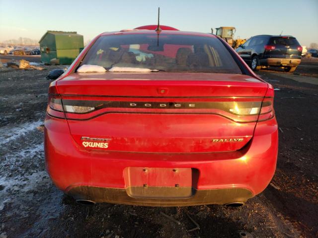 1C3CDFBB7FD421545 - 2015 DODGE DART SXT RED photo 6