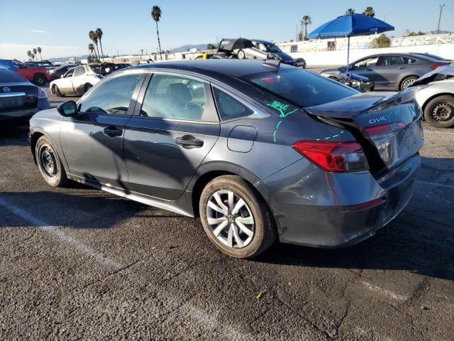 2HGFE2F25PH536918 - 2023 HONDA CIVIC LX GRAY photo 2