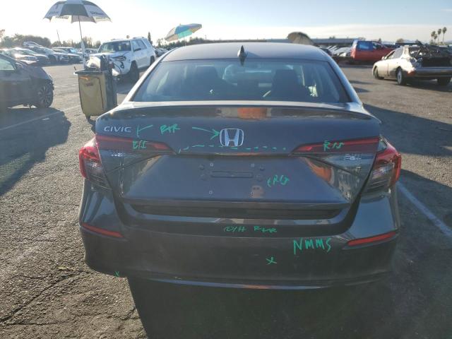 2HGFE2F25PH536918 - 2023 HONDA CIVIC LX GRAY photo 6