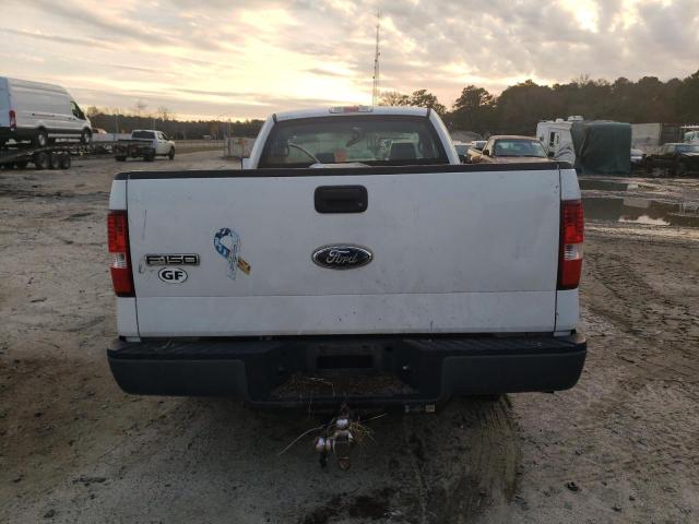 1FTRF12238KB70993 - 2008 FORD F150 WHITE photo 6