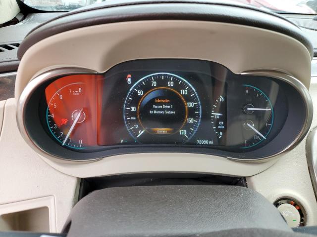 1G4G45G38GF265770 - 2016 BUICK LACROSSE SPORT TOURING MAROON photo 9