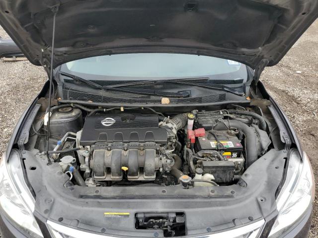 3N1AB7APXFY271362 - 2015 NISSAN SENTRA S GRAY photo 11