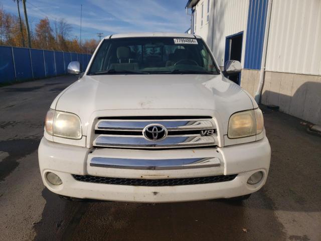 5TBBT44145S465288 - 2005 TOYOTA TUNDRA ACCESS CAB SR5 WHITE photo 5