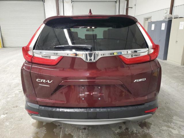 7FARW2H51KE062419 - 2019 HONDA CR-V EX BURGUNDY photo 6