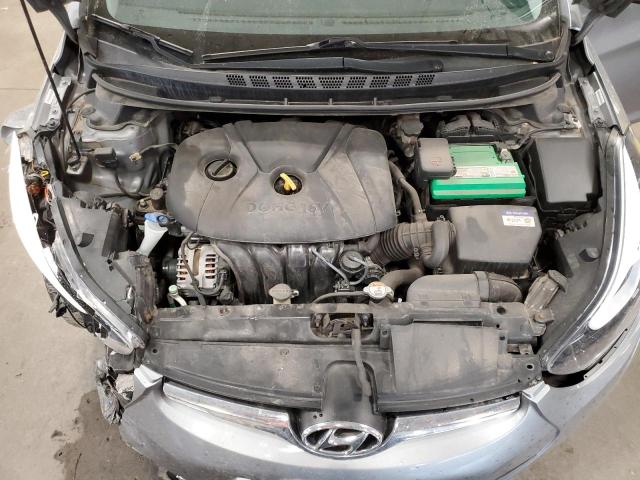 KMHDH4AE7FU341646 - 2015 HYUNDAI ELANTRA SE GRAY photo 11