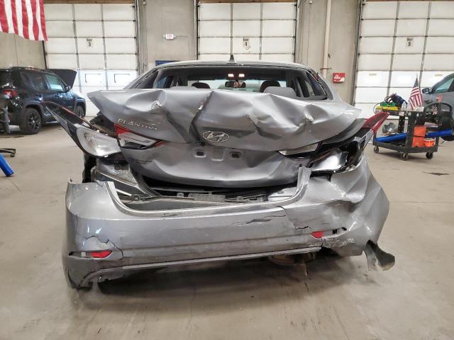 KMHDH4AE7FU341646 - 2015 HYUNDAI ELANTRA SE GRAY photo 6