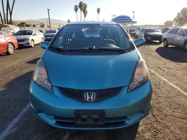 JHMGE8H39CC033609 - 2012 HONDA FIT TURQUOISE photo 5