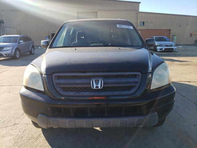 5FNYF18475B024481 - 2005 HONDA PILOT EX BLACK photo 5